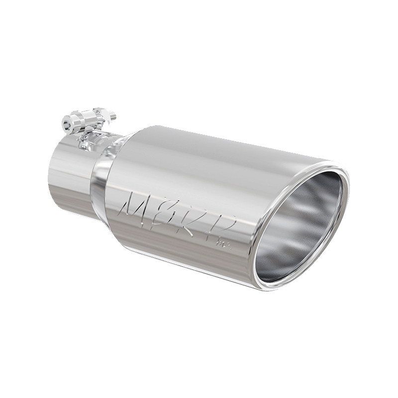 MBRP Exhaust MBRP  - Exhaust Tip 4 Inch O.D. Angled Rolled End 2 3/4 Inch Inlet 10 Inch Length T5157 