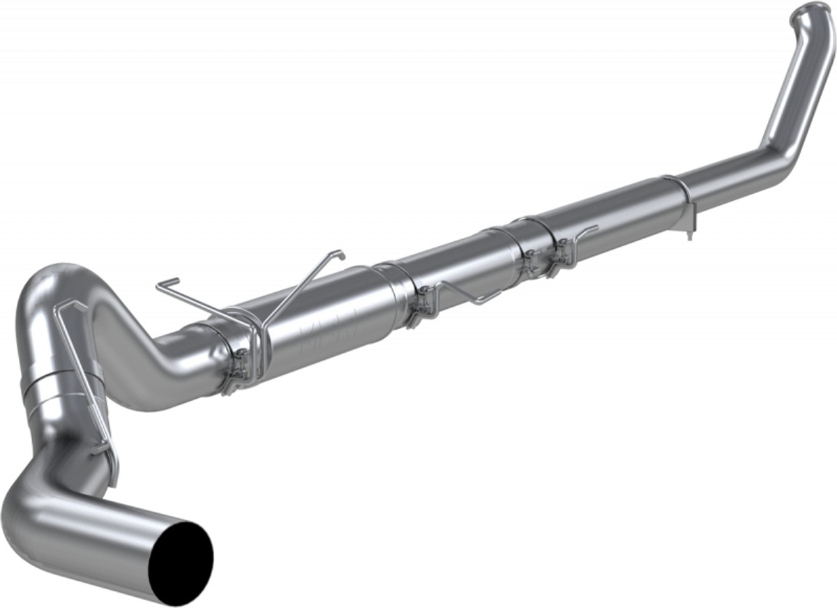 MBRP Exhaust MBRP - 5" Aluminized - Turbo Back - Performance Series - Single Side Exit Exhaust - 03-04 Dodge 5.9L S61140P 