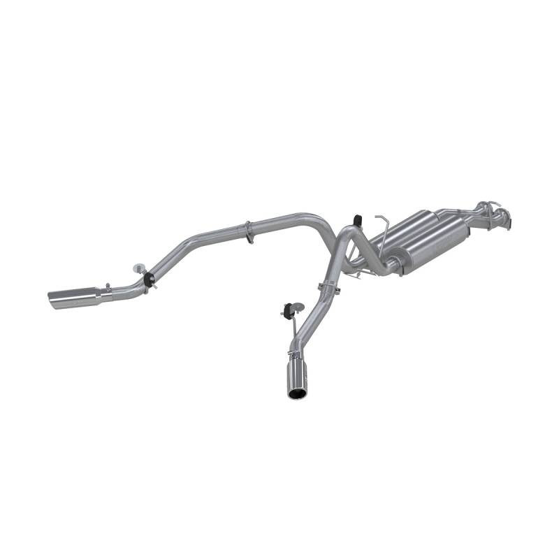 MBRP Exhaust MBRP Installer Series - 2.5 Inch - AL - Cat Back Dual Split Side Exit Exhaust - 2001-2006 Chevrolet/GMC 2500 HD 6.0L CC/SB S5012AL 