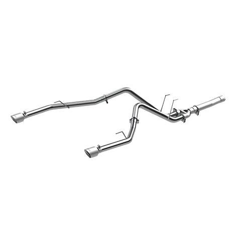MBRP Exhaust MBRP Installer Series - 2.5 Inch - AL - Filter Back Dual Split Rear Exit Exhaust - 2014-2018 RAM 1500 3.0L EcoDiesel S6171AL 