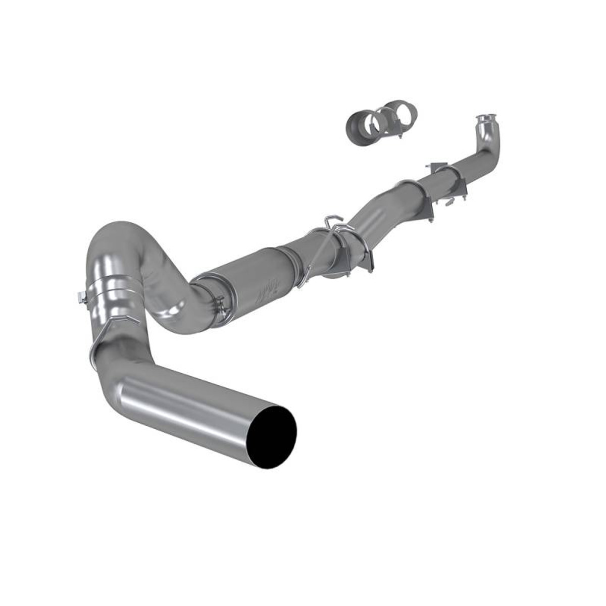 MBRP Performance Series - 5 Inch - AL - Single Side Exit Exhaust Pipe  - 2001-2007 GM 2500/3500 Classic EC/CC S60200P