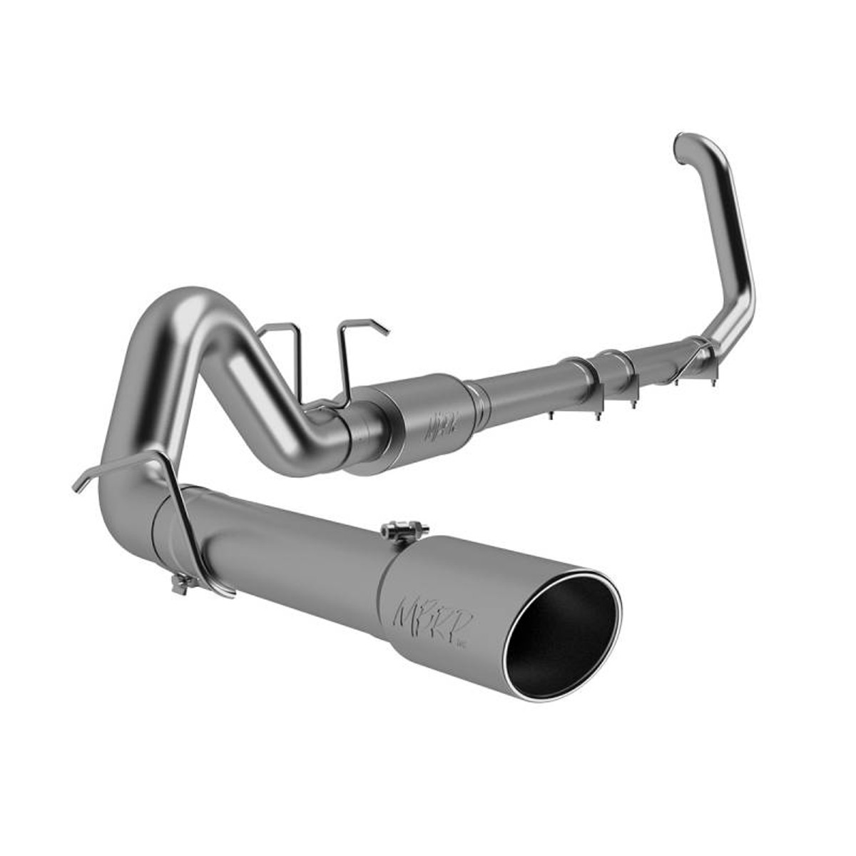 MBRP XP Series - 4 Inch - T409 SS - Turbo Back Single Side Exit Exhaust - 1999-2003 Ford F-250/350 7.3L Powerstroke S6200409