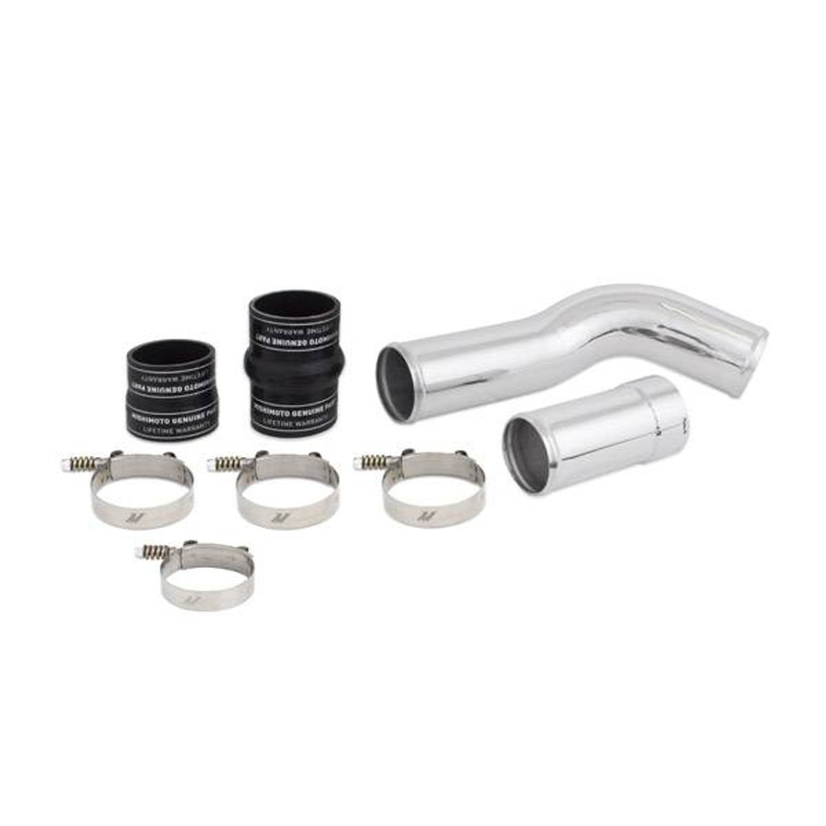 Mishimoto - Hot-Side Intercooler Pipe and Boot Kit - 2011+ Ford 6.7L MMICP-F2D-11HBK