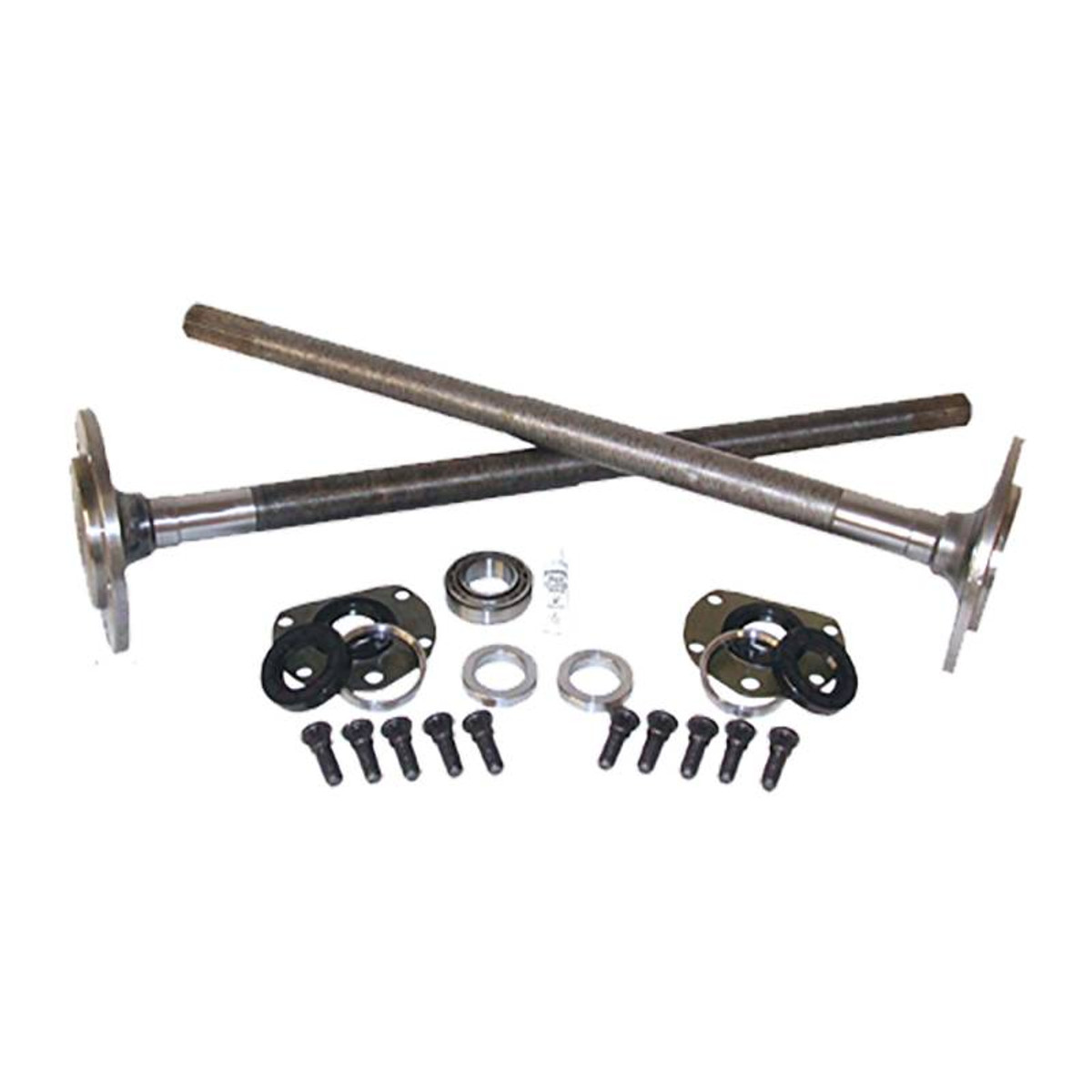 One Piece Axles For 76-79 Model 20 CJ7 Quadratrack With Bearings And 29 Splines Kit YCJQ