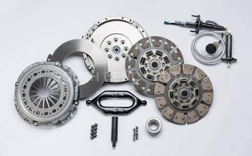  South Bend Clutch 650HP Dual Disc Clutch Kit (With Flywheel & hydraulics) - 2005.5-2018 Dodge 5.9L 6.7L Cummins with G56 SDD3250-GK 