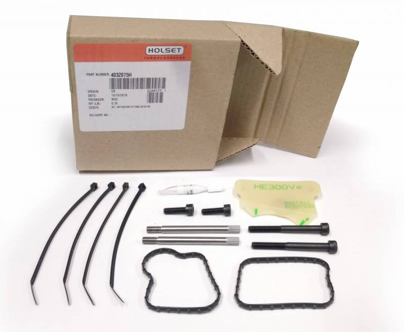 4032075 Electronic Vgt Turbo Actuator Install Kit For Cummins Holset