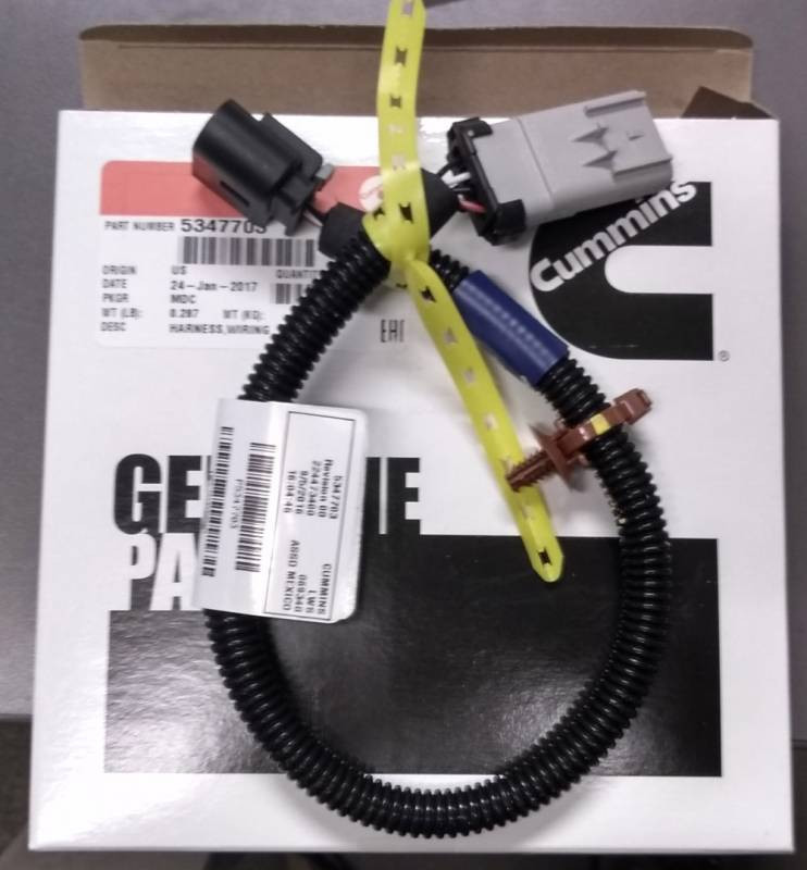 Cummins Genuine Parts 6.7L Turbocharger Actuator Harness 07.5-12