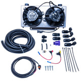 ATS Diesel Performance ATS Universal Transmission Cooler Kit - 1/2" Lines - 19-Row Cooler with Dual Fans 310-903-2000 