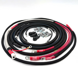 Big 7 Battery Cable Kit - 2/0GA - Angled 90 - 2017 - 2021 Ford 6.7L Power Stroke - F250/F350 - FPSD17-67-00G-90