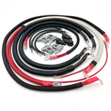 Big 7 Battery Cable Kit - 2/0GA - Angled 90 - 1990-1997 Ford 7.3L Power Stroke - F250/F350 OBS - FPSD90-73-00G-90