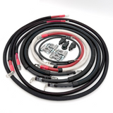 Big 7 Battery Cable Kit - 2/0GA - Angled 90 - 2011-2016 Ford 6.7L Power Stroke - F250/F350 - FPSD11-67-00G-90