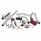 Banks Engineering Banks - Stinger Plus Bundle Power System W/Single Exit Exhaust Black Tip 99.5 Ford 7.3L F250/F350 Automatic Transmission 47536-B 