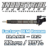 Industrial Injection Factory OEM Remanufactured RACE2 30% Over 6.6L 2011-2016 LML Duramax Injector 22LPM 0986435410-R2 
