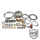 342003 - H&S Motorsports - Single Turbo Kit W/O Turbo (Undivided) - 2008-2010 Ford 6.4L Power Stroke