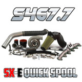 Industrial Injection -  S467.7 with 1.00 Turbine A/R (SX-E Quick Spool) - Cummins 6.7L Turbo Kit (2010-2012) 22B410