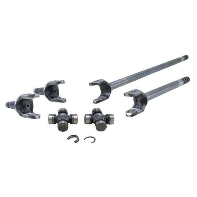 Yukon Gear & Axle Yukon Front Axle Kit 4340 Chrome-Moly Replacement For Dana 30 Jeep XJ YJ And TJ With 30 Spline Axles YA W24160 