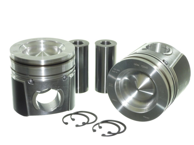 UEM - Dualoy Diesel Pistons DUALOY Piston Kit (1.0MM OVER) - 2013-2018 Dodge 6.7L Cummins 7224DKT.1.0MM 