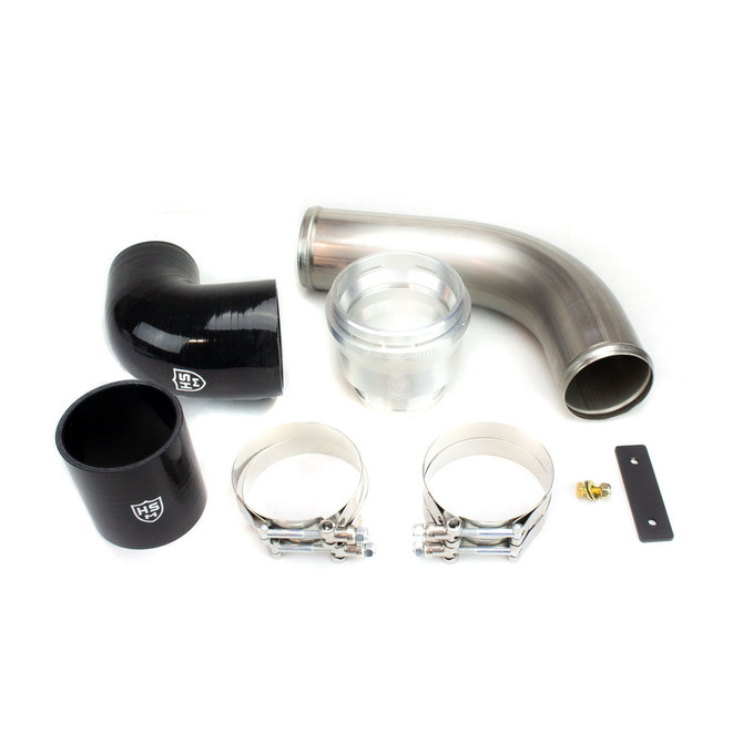  H&S Motorsports - Steel Intercooler Pipe Upgrade Kit (RAW) (OEM Replacement) - 2017-2024 Ford 6.7L Power Stroke - 122017 