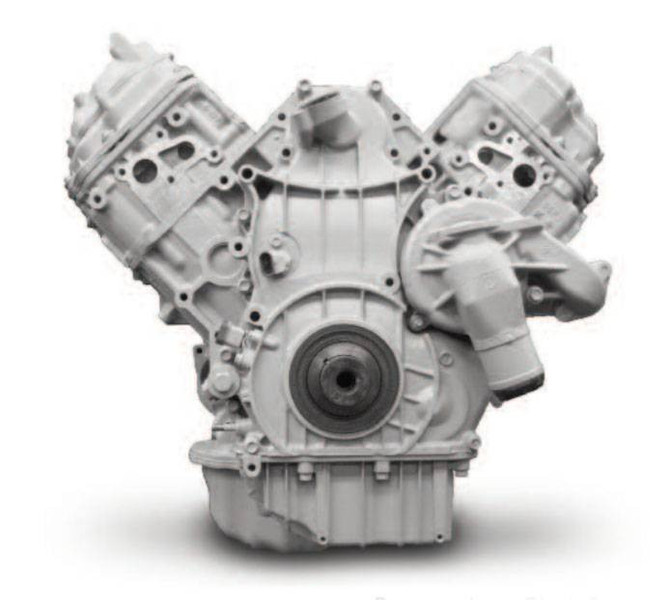 Reviva Remanufactured Diesel Engines Long Block Engine with Head Studs - 2001-2004 GM 6.6L Duramax LB7 67G1L066AS 