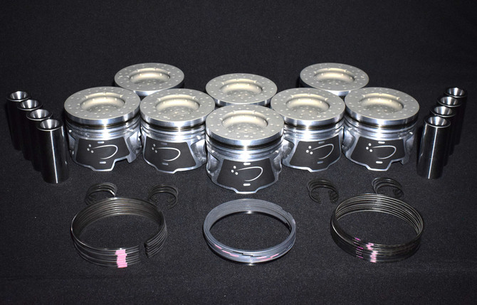Speed of Air Piston & Ring Set (1.0MM Over) - 2006-2010 GM 6.6L LBZ/LMM Duramax XA7210-1.0K1