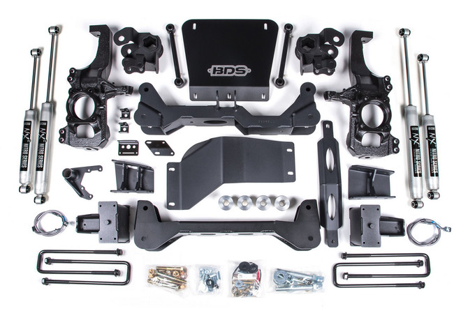 BDS Suspension 6.5" High Clearance Lift Kit (Nitro NX2 Shocks) - 2020-2024 GM 2500 / 3500 HD 4WD 753H 