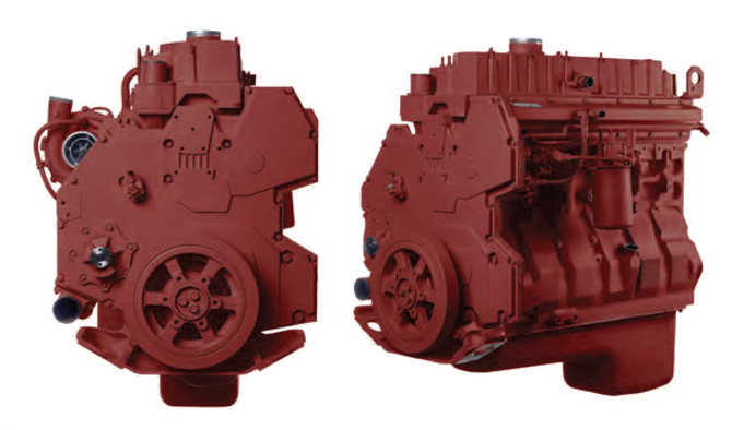 Reviva Remanufactured Diesel Engines Long-Block Supreme Engine - 1994-1997 DT-530P 8.7L (300HP - 330HP Front Sump) International / Detroit - 54F3M087BF 