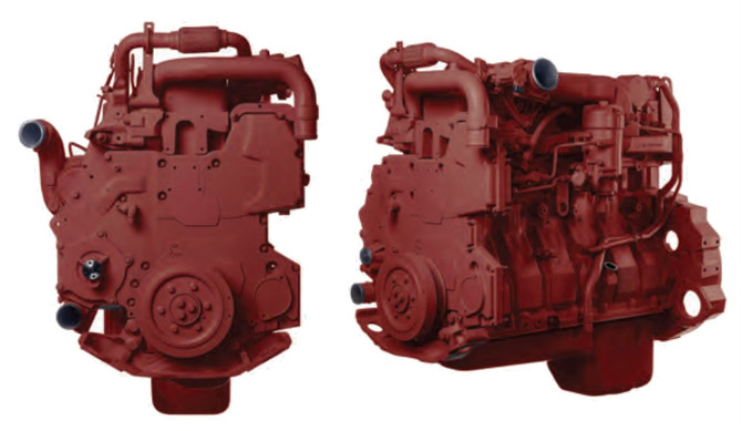 Reviva Remanufactured Diesel Engines Drop-In Engine - 2005 DT-466EGR 7.6L (210HP-225HP Rear Sump) International - 54G5D210ARH 