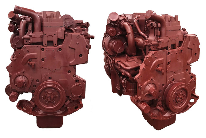 Reviva Remanufactured Diesel Engines Drop-In Engine - 2010-2014 MaxxForce DT 7.6L (245HP-270HP Rear Sump) International - 54H0D245BR 