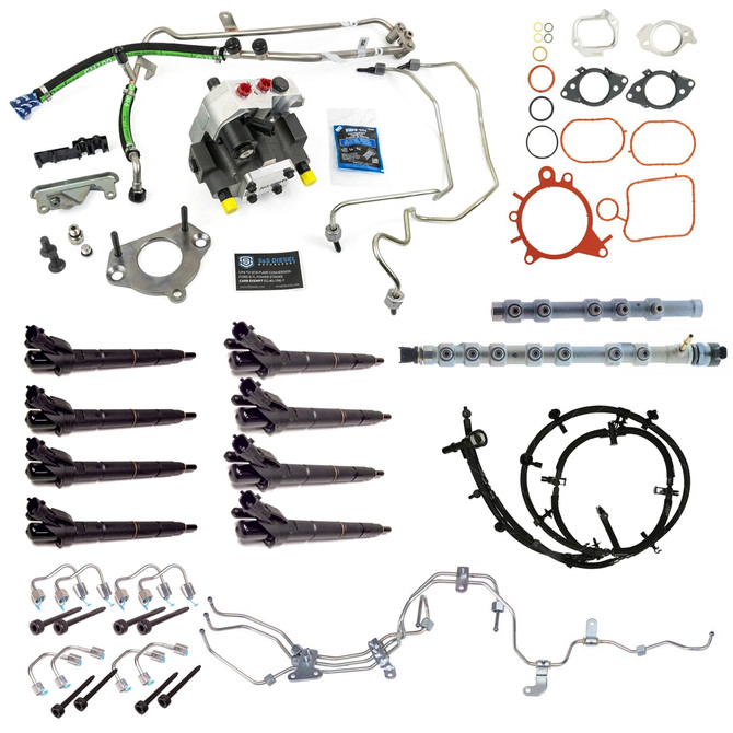 Performance Diesel Parts Fuel Contamination Kit (DCR Pump Conversion) (Pure Power Reman) - 2017-2019 Ford 6.7L Power Stroke - FK-DCR-F1719-R-PP 