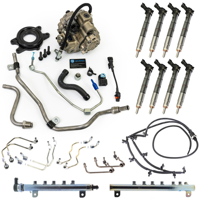 Performance Diesel Parts Full CP4 to CP3 Conversion Kit - Offroad Use Only - No Tuning Required - Bosch Injectors - 2011-2016 GM 6.6L LML Duramax - CP3-CONV-GM1116-LML-NT 
