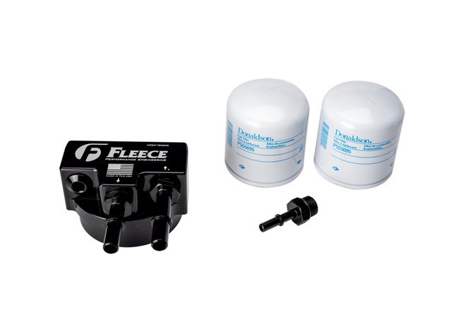 Fleece Performance Engineering Fleece - Engine Mounted Filter Assembly - 2011-2024 Ford 6.7L Power Stroke - FPE-FMC-UHFA-1123 