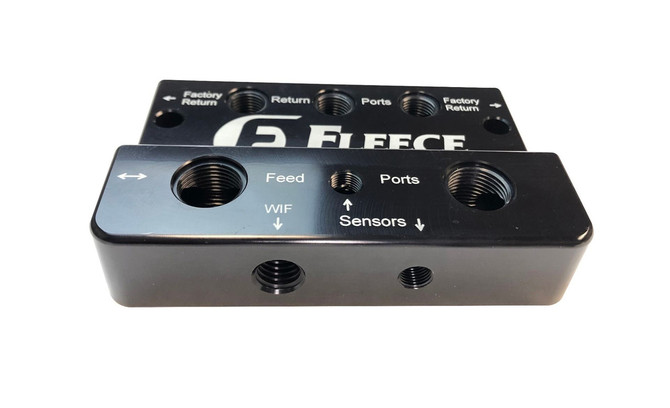 Fleece Performance Engineering Fleece - 4th Gen Fuel Distribution Block - 2010-2018 Dodge RAM 6.7L Cummins - FPE-FFD-RF-4G 