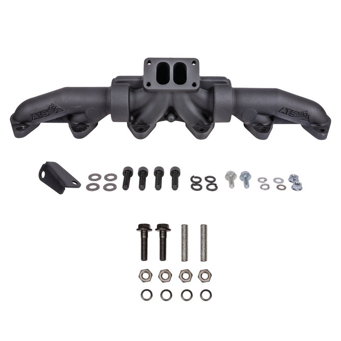 ATS Diesel Performance ATS - Pulse Flow Exhaust Manifold - 3-Pc T3 - 1998.5-2002 Dodge 5.9L 24V Cummins - 2049102218 