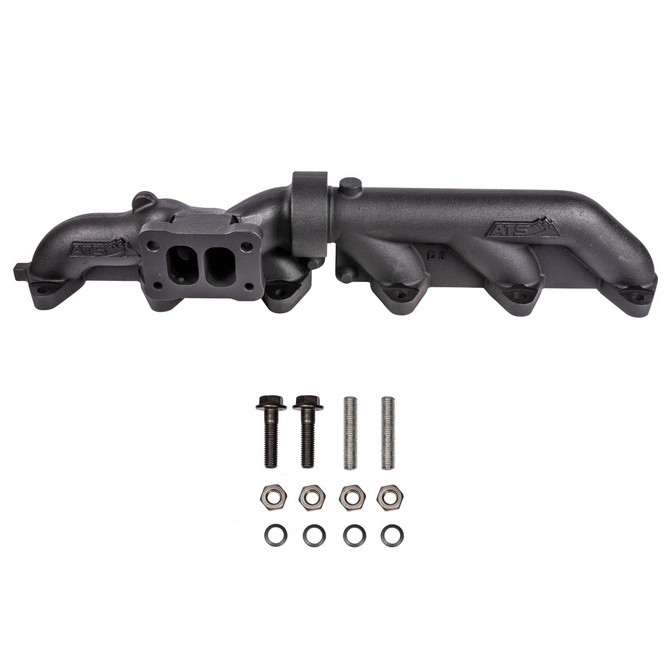ATS Diesel Performance ATS - Pulse Flow Exhaust Manifold - 2-Pc T3 - 2003-2007 Dodge 5.9L Cummins - 2049102272 