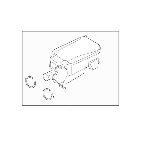  Ford - Crankcase Filter / Oil Separator Assembly - 2011-2016 Ford 6.7L Power Stroke - DC3Z6A785C 