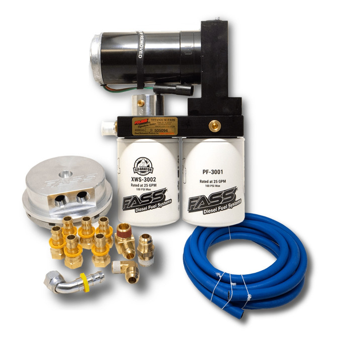 FASS Fuel Air Separation Systems FASS - No Drop Series Diesel Fuel System - 220G - 1999-2007 Ford 7.3L 6.0L Powerstroke (600-900hp) 