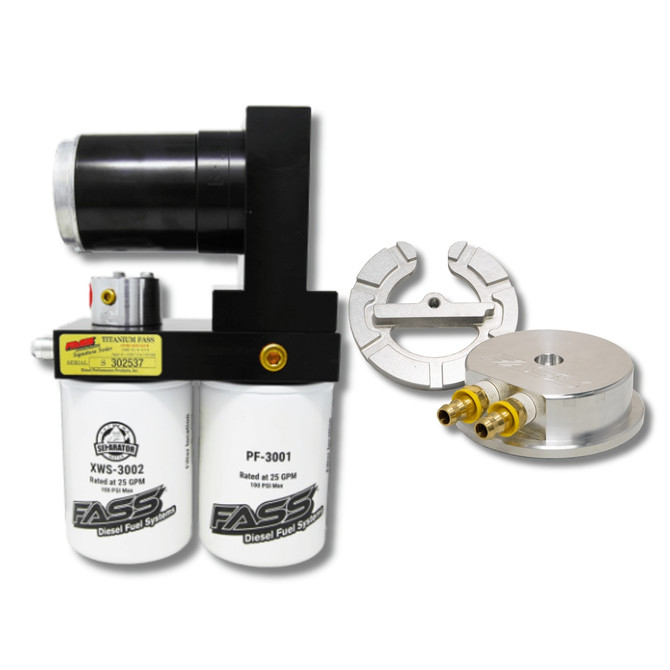 FASS Fuel Air Separation Systems FASS - No Drop Series Diesel Fuel System - 100G - 2011-2014  GM 6.6L Duramax (Stock-600hp) 