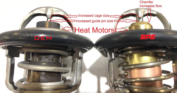  SPE Motorsport - Low Temp - High Flow Thermostat - 2011-2024 Ford 6.7L Powerstroke - S100119 