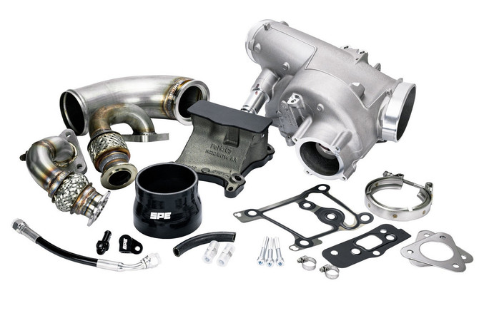 Performance Diesel Parts Turbocharger Retrofit Install Kit with New Garrett Turbo - 2011-2016 Ford 6.7L Powerstroke - S100133 