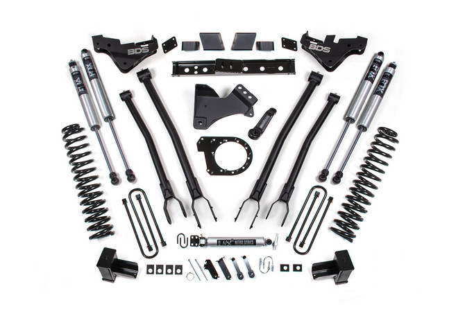 BDS Suspension BDS - 7" Lift Kit - 4-Link - Rear Block - FOX 2.0 Shocks - 2023-2025 Ford F250/F350 4WD - BDS2252FS 