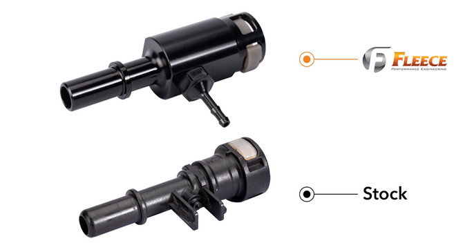 Fleece Performance Engineering Fleece - Injector Return Line Repair Fitting - 2011-2016 Ford 6.7L Power Stroke - FPE-FMC-FF-RLK-1116 