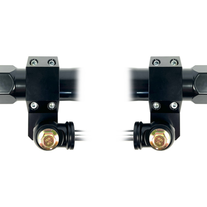 Kryptonite Products Kryptonite - Death Grip Dual Steering Stabilizer Bracket Kit - 2005-2024 Ford F250/F350 Super Duty 4X4 - KRFSS03 