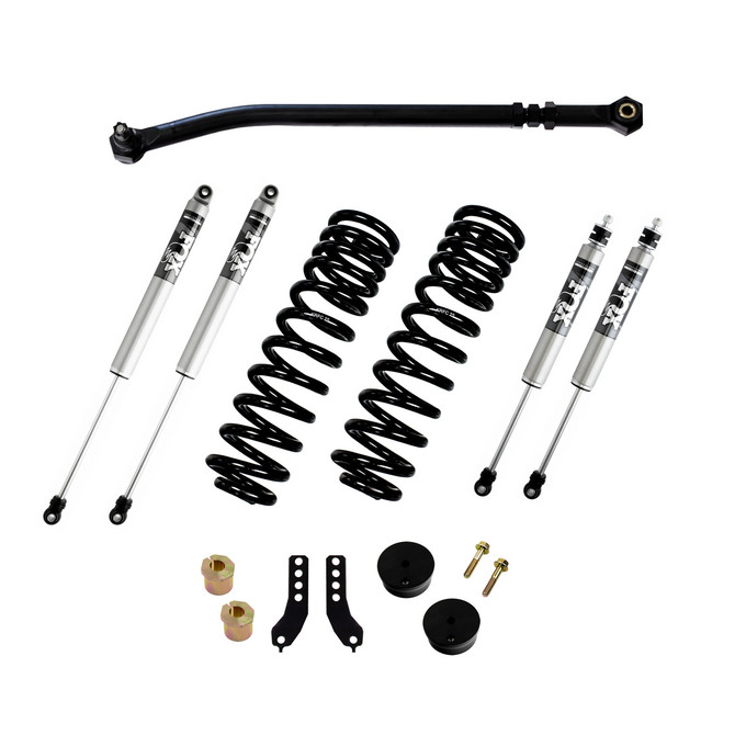 Kryptonite Products Kryptonite - Stage 2 Leveling Kit with FOX 2.0 Shocks - 2017-2024 Ford F250/F350 Super Duty 4x4 - KRFD17STAGE2FOX 