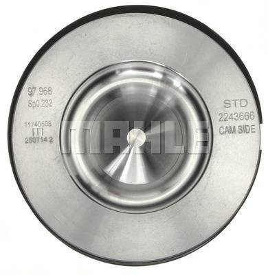 MAHLE - Pistons with Rings (0.75MM OVER) - 2008-2010 Ford 6.4L Power Stroke - 224-3666WR-0.75MM