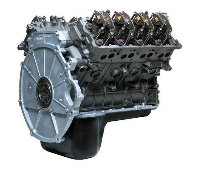 Long Block Crate Engine - 2008-2010 Ford 6.4L Power Stroke (Manual Transmission) 640810STLB