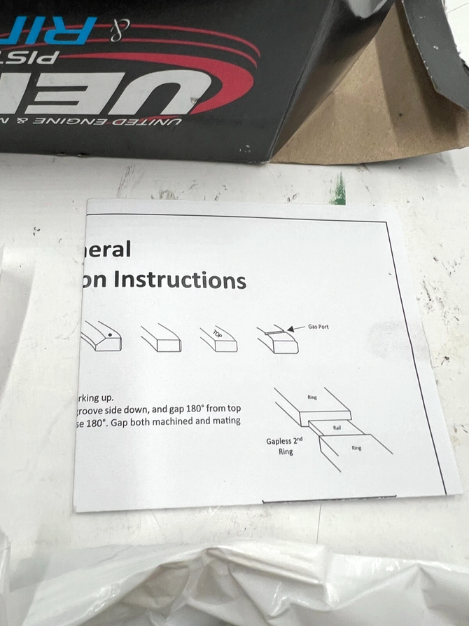 UEM - Piston Ring Set - 2003-2007 Dodge RAM 5.9L Cummins - 20004.X