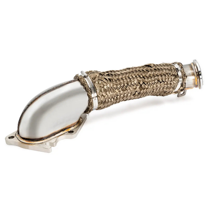 PPE - High-Flow 304 Stainless Steel Down Pipe - 2001-2004 (FED) GM 6.6L LB7 Duramax - 117000400