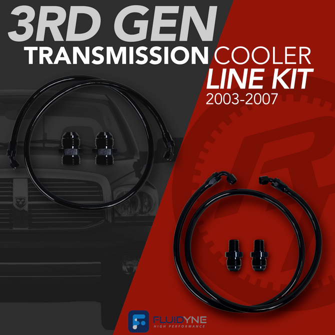 Fluidyne Transmission Cooler Line Kit – 2003-2007 Dodge Ram (48RE)