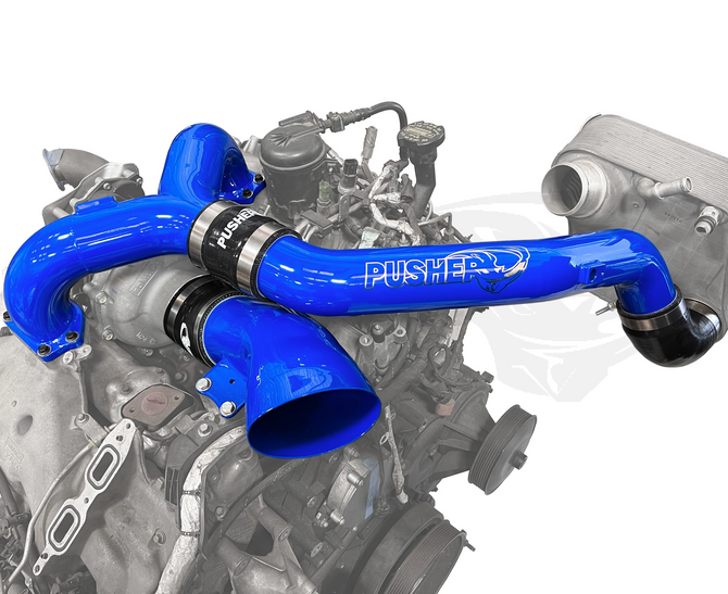Pusher - Race Intake Manifold with Turbo Inlet - 2015-2016 Ford F250/350 6.7L Power Stroke - PFP1516IT