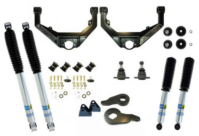 Kryptonite/Bilstein - Stage 2 Leveling Kit Bundle - 2001-2010 GM Diesel - KR10STAGE2-BIL-BUNDLE